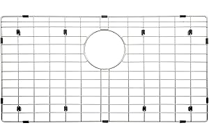 Serene Valley 27-9/16" x 14-9/16" Sink Protector, Rear Drain with Corner Radius 3/16", Sink Grid NLW2815R