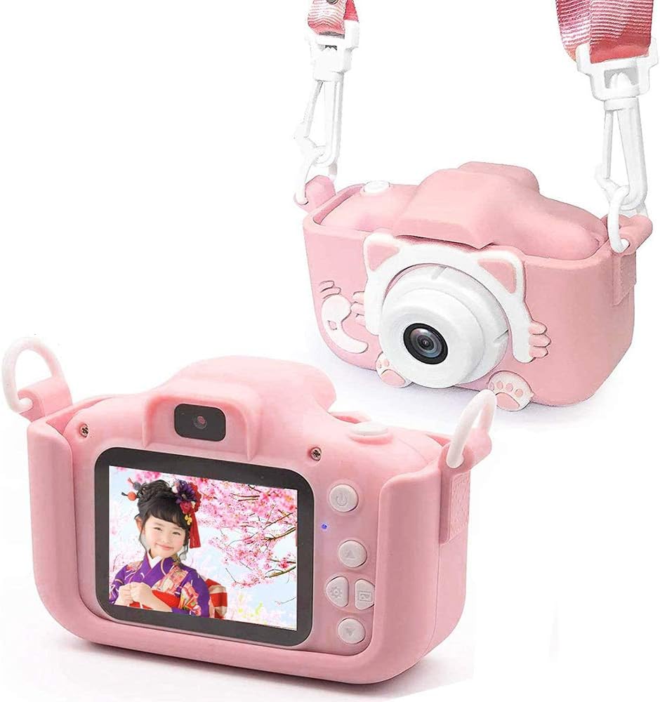 Amazon 京都雷鳥 子供用 デジタルカメラ トイカメラ 子供プレゼント 00万画素 子供カメラ 子供用カメラ キッズカメラ 子供がスマホのカメラ 子供用のカメラ 子供専用のカメラ 可愛いデジタルカメラ 子供専用デジタルカメラ 自撮可能 00万画素 2インチ Ips画面 4倍