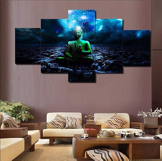 Mmwin 5 Paneles Modulares Decoracion Del Hogar Arte De La Pared