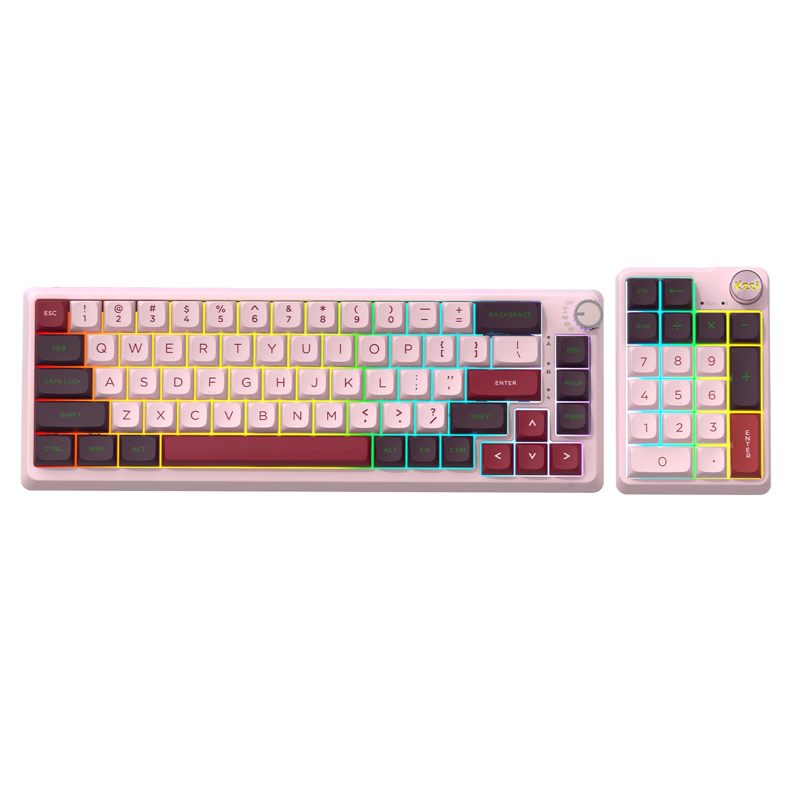 K68 Pro Gaming Keyboard, Layout Compact Wireless