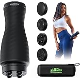 CAREKING Massage Gun Deep Tissue for Women, Vibration Therapy for Muscle Recovery Pain Relief Cellulite Massager for Leg Thigh Abdomen Neck Shoulder Lymphatic Drainage Massager Body Sculpting Machine