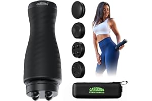 CAREKING Massage Gun Deep Tissue for Women, Vibration Therapy for Muscle Recovery Pain Relief Cellulite Massager for Leg Thigh Abdomen Neck Shoulder Lymphatic Drainage Massager Body Sculpting Machine