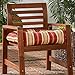 Greendale Home Fashions Indoor/Outdoor Chair Cushion, Roma Stripe,20-Inch