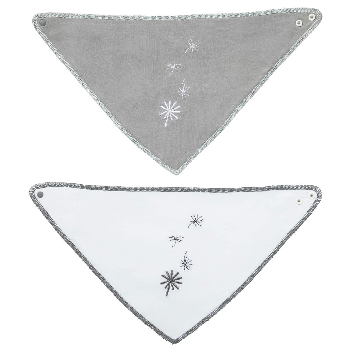 Babycalin - Set of 2 bandana birth bibs - Organic
