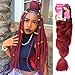 Top Hair 1Pcs/Lot #Burgundy 100% Kanekalon Jumbo Braiding Hair 84
