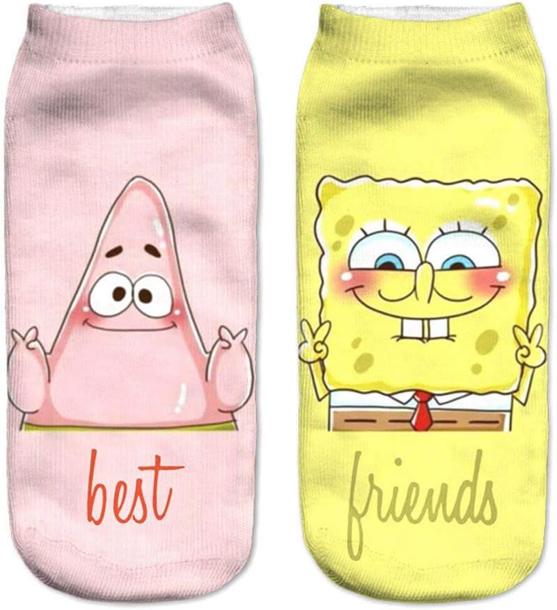 Zhongyanxin Hipster Street Sponge Women Men Cotton Skateboard Crew Socks Tide Colorful