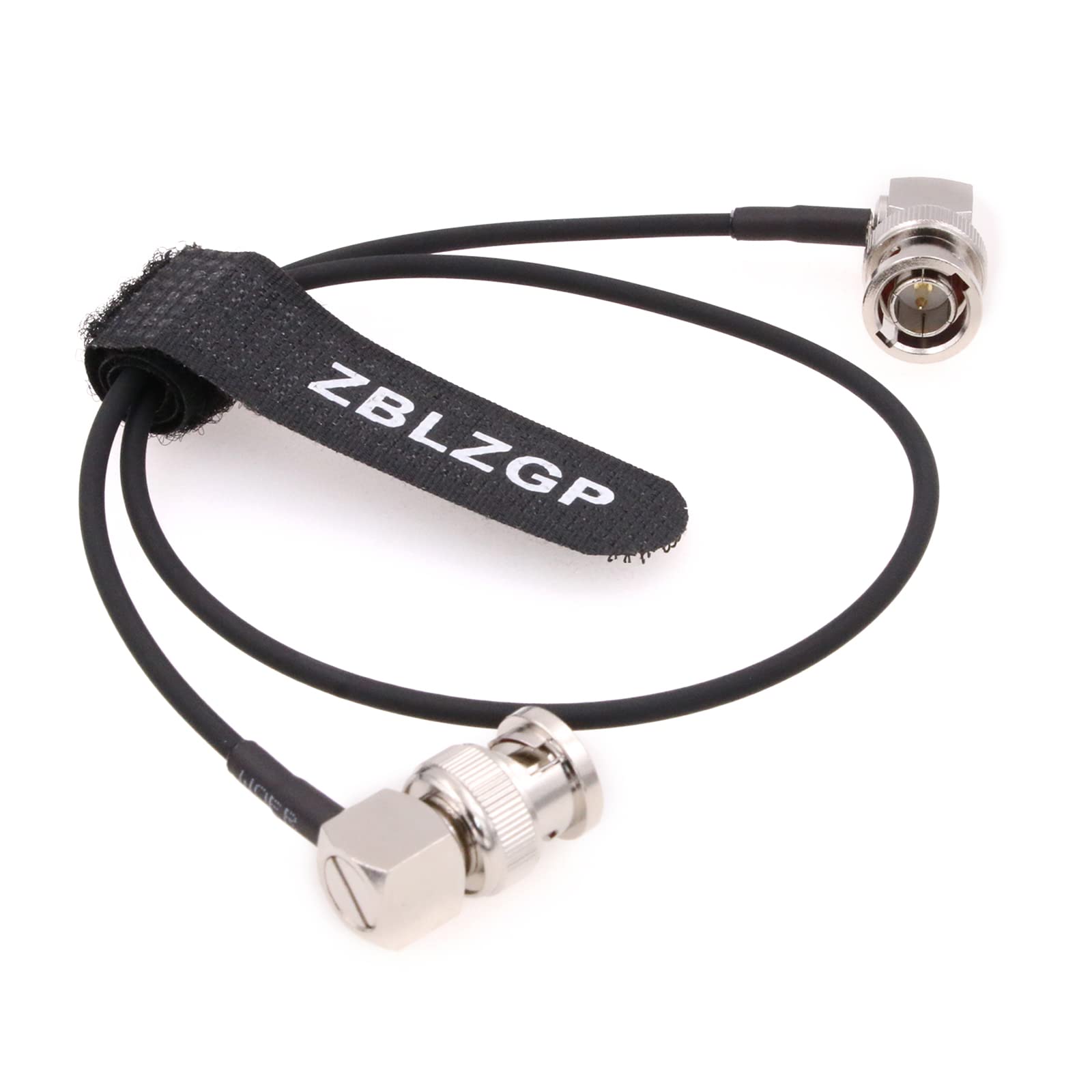 ZBLZGP HD SDI Right Angle BNC Male to Male Cable for Blackmagic Camera Monitor RG179 75 Ohm Coax Video Coaxial Cable (30CM)