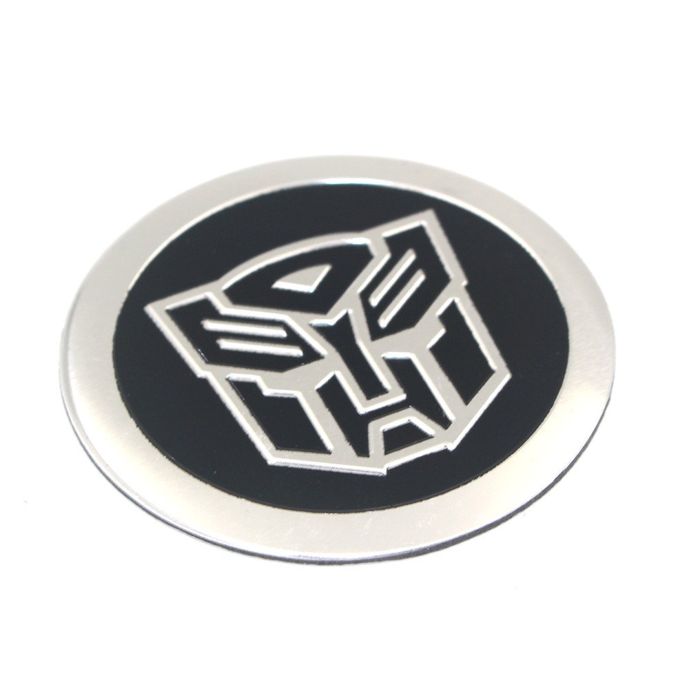 Transformers 3D Metal Chrome Emblem Decal Motorcycle Gas Tank Decal