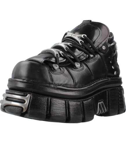 Amazon.com: New Rock M.373-S2 (43) Leather Boots : Clothing, Shoes
