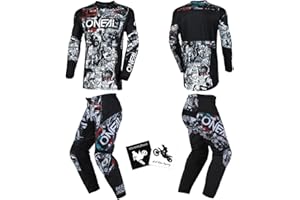 MX Outfit O'Neal Element Attack Kids/Youth Protective Pants Jersey dirt bike bundle motocross off-road combo set