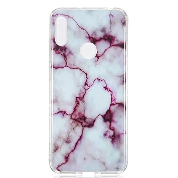 Lomogo Huawei Y6 2019/Honor 8A/Y6 Pro 2019 Case Soft Silicon Case Shockproof Anti-Scratch Marble Case Cover for Huawei Y6 2019/Y6Pro 2019 - LOYHU190227 L11