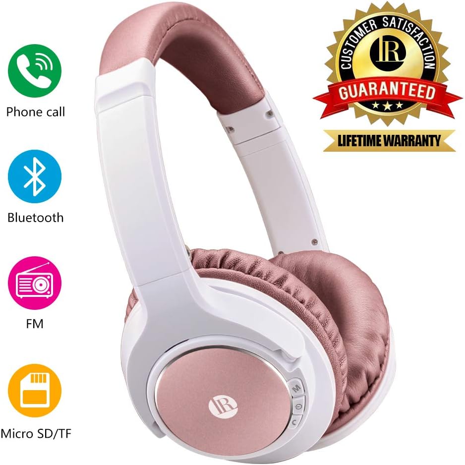 Leeron Headphones Over Ear (Pink)