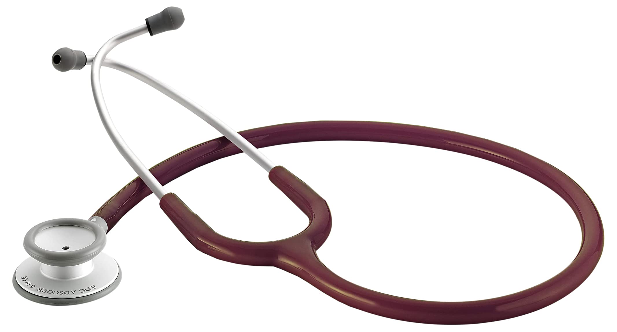 ADC Adscope 619 - Ultra-lite Clinical Stethoscope - Burgundy