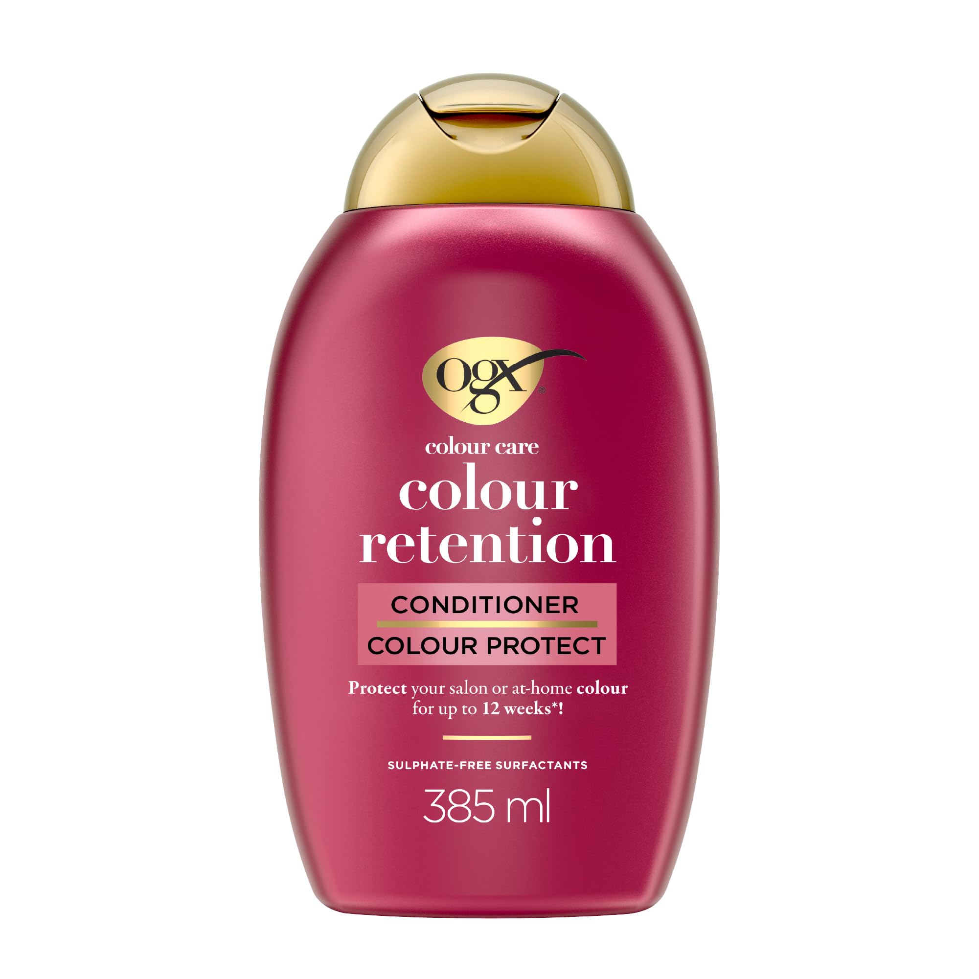 OGX Colour Care Colour Retention Conditioner, Colour Protect, Protects Salon or At-Home Colour for up to 12 Weeks, Sulfate Free, 385ml