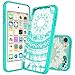 AnoKe Phone Case APPLE Ipod Touch 6 th Generation/Ipod Touch 5 th Generation Cases Cover Clear, Mandala Slim Fit Soft TPU Bumper PC Back Case with HD Screen Protector for Women Girls Kids Ipod 6 TM