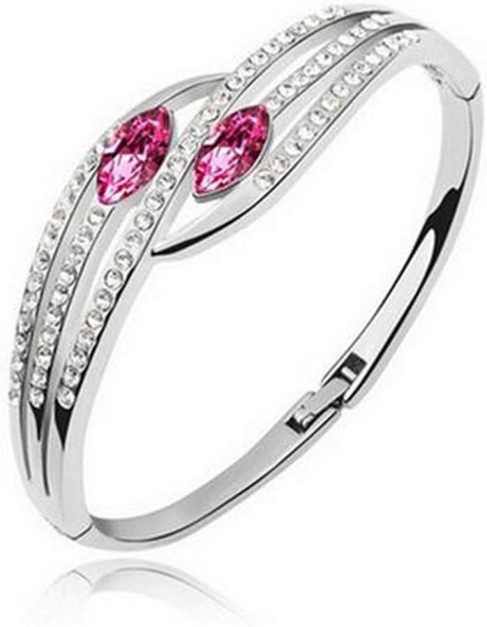 VVeda Female Austrian Crystal Bracelet Alloy Happiness Jewelry