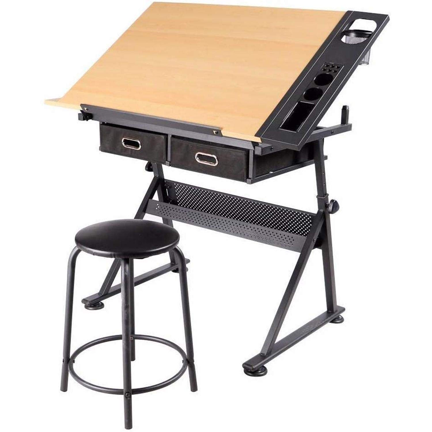 Clickhere2shop Offex Triflex Drawing Table, Sit To Stand Up