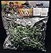 WWII US Infantry Paratroopers 24 Piece Set Green Plastic Toy Soldier Figures 1/32 Scale 2.25