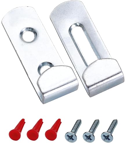 CRL Verstellbare Spiegelclips Vernickelt – Für 1/4 Zoll (6 Mm) Spiegelkanten, Set Mit 4 Clips