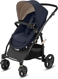 cbx 2-in-1 Kombikinderwagen Leotie Flex mit wendbarem Komfortsitz/Kinderwagenaufsatz, Inkl. Regenverdeck, Ab Geburt bis 15 kg, Jeansy Blue