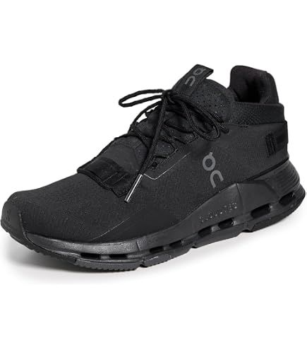Amazon.com | On Men's Cloud 6 WP Sneakers, Black/Black, 7 Medium