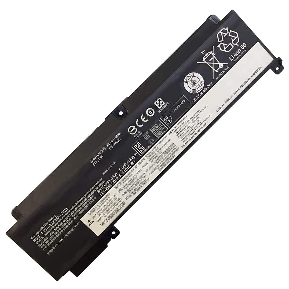 XITAIAN 11.4V 24Wh 2065mAh 00HW025 00HW024 01AV405 01AV406 SB10J79004 SB10F46463 Replacement Laptop Battery for Lenovo T460S Series