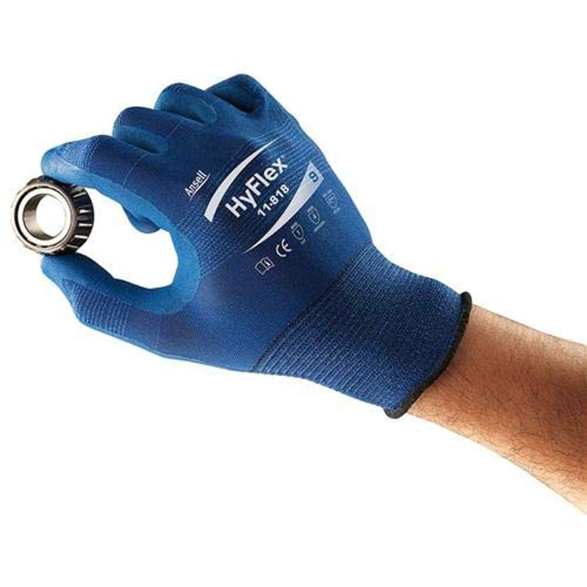 Ansell Healthcare 111716 Series 11818 HyFlex Light Nitrile Duty FORTIX