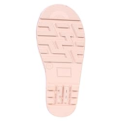 Hudson Baby Kids Rain Boots, Leopard Pink, 7 US