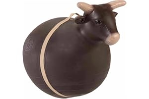 Big Country Toys Bouncy Bull Kids Toys - Rodeo Ride On Toys for Ages 3+ - Bouncy Animals for Toddlers - Inflatable Kids Hopper Toy with Hand Pump