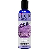 LICK Lavender Scented Body Oil - Luxurious Hydrating Oil for Radiant Skin, Enriched with Natural Castor, Almond, Jojoba Oils, Vitamin E. Ideal for Women, Daily Care 4 fl oz.