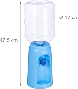 Relaxdays Mini Water Dispenser 4.5L Blue Office Drink Fountain Tabletop Tap view 4