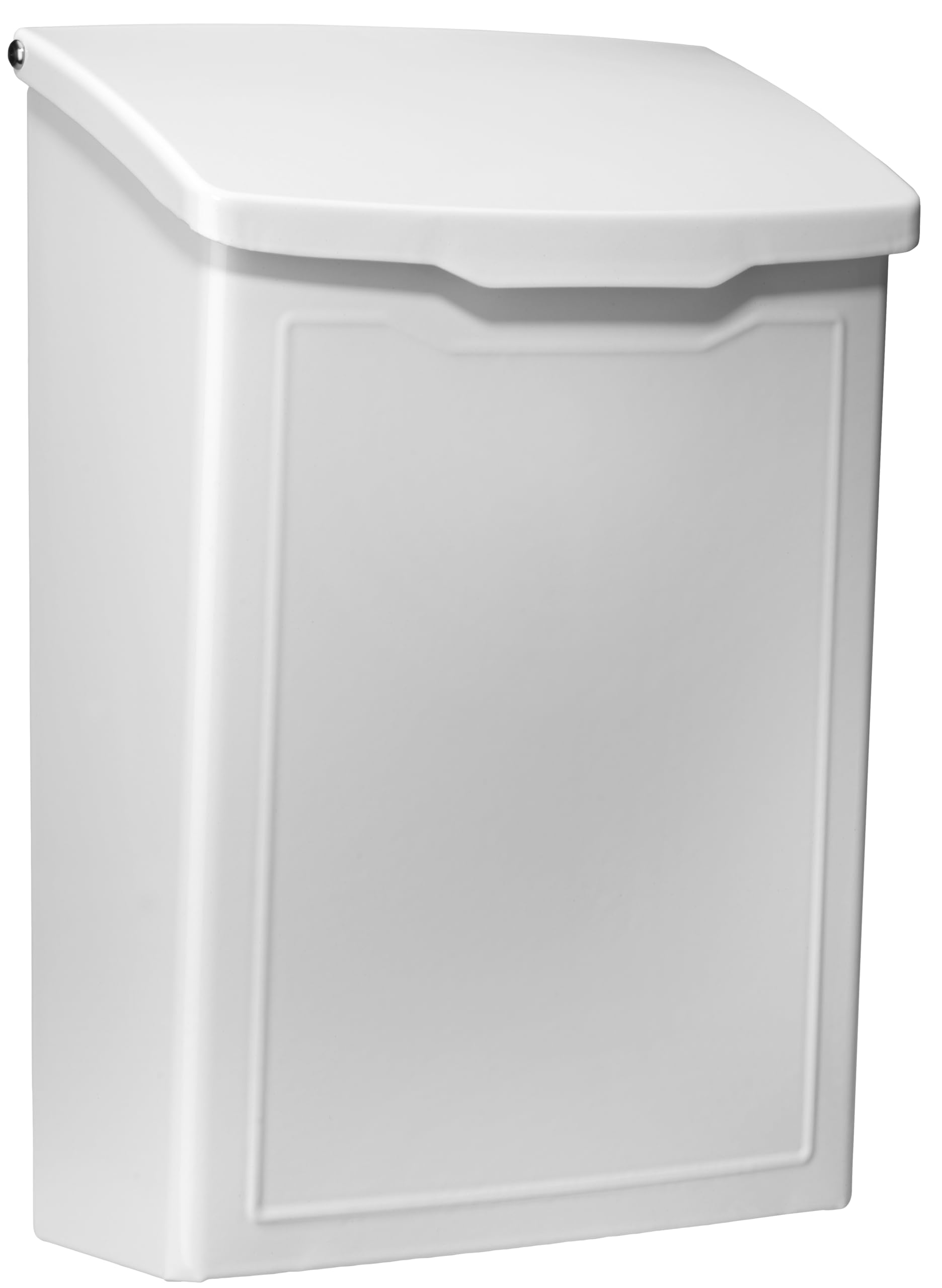 Photo 1 of ARCHITECTURAL MAILBOXES 2681W White Marina Wall Mount Mailbox, Small