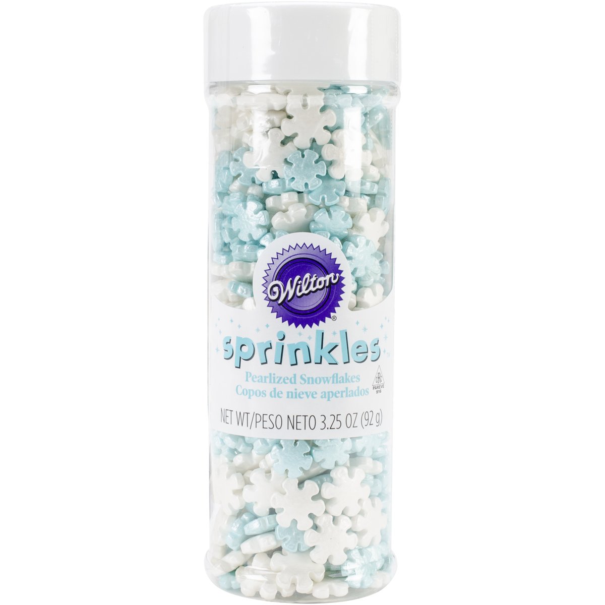 Wilton 710-2094 Sprinkles Pearlized Snowflakes Sprinkles 1 Pack 9 612dbMOZeEL