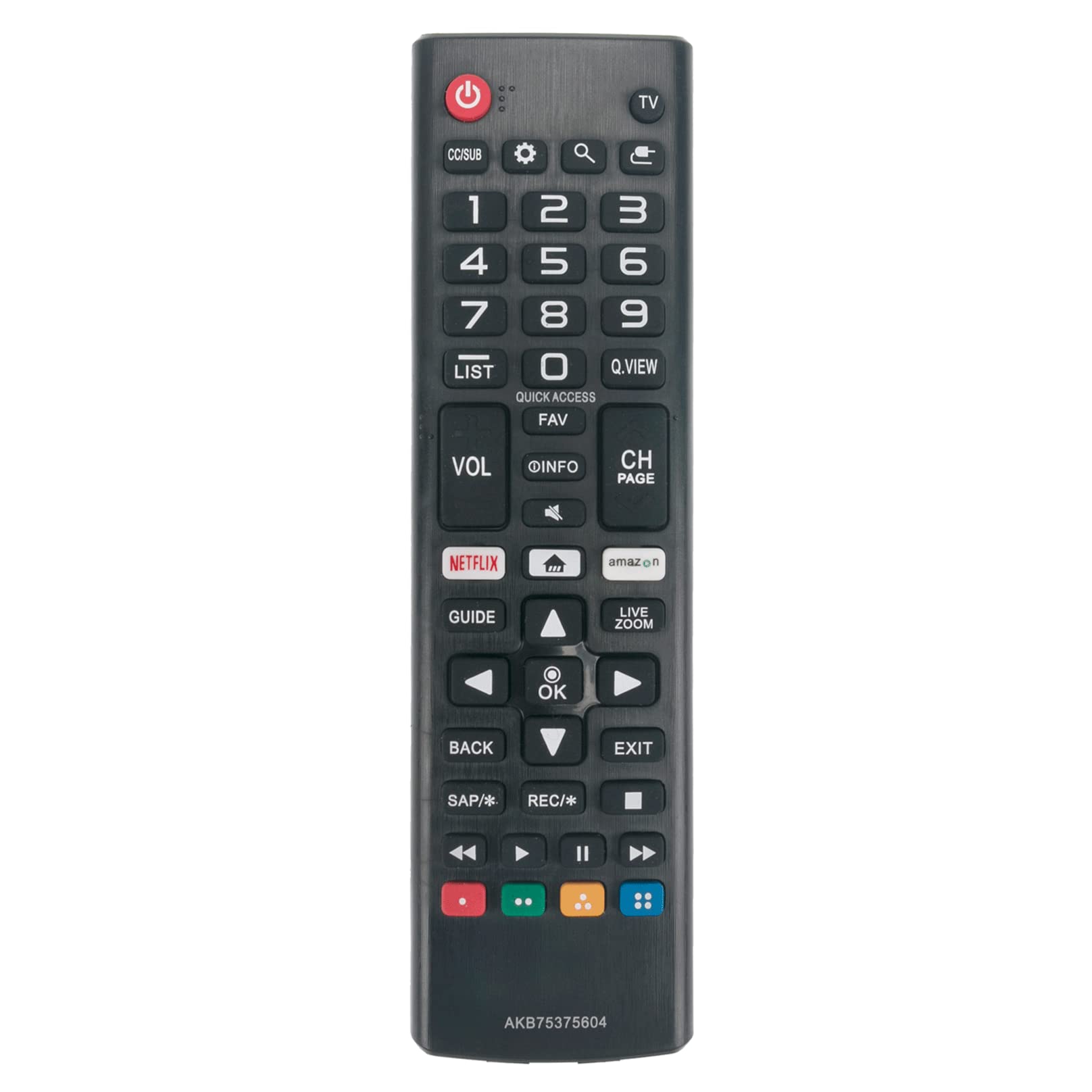 VINABTY AKB75375604 Remote Control Replaced fit for LG Smart TV LCD LED 3D HDTV 55UK6300PLB 65UK6300PLB 43UK6500PLA 50UK6500PLA 55UK6500PLA 65UK6500PLA 55UK7700AUB 55UK7700PUD 49UK7700AUB