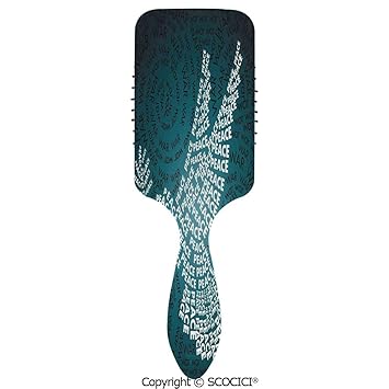 Buy Hair Brush With Air Cushion Combs Dove Symbol Of Peace Words