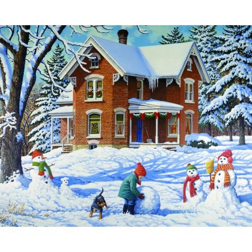 Bits & Pieces 500 Piece Studio Puzzle - Making New Friends - John Sloane