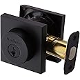 Kwikset 159SQT-S Halifax Double Cylinder Deadbolt with Smartkey Technology, Iron Black,Matte Black, 4.7 x 4.1 x 3 inches