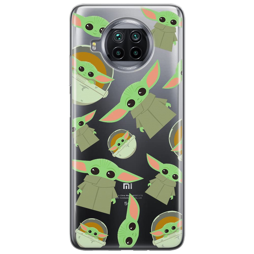 ERT GROUP mobile phone case for Xiaomi MI 10T LITE/REDMI NOTE 9 PRO 5G original and officially Licensed Star Wars pattern Baby Yoda 006, partially transparent — image 1