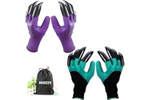 HHSZZY Gardening Gloves with Claws, Waterproof, Breathable, for Digging Planting, Puncture Resistant, Best Gifts for Women.
