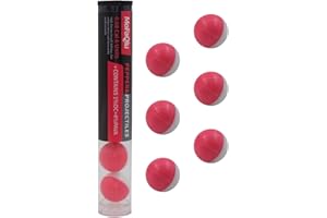 MOFAQIU 68 Cal(1% OC+4% PAVA) Pepper Balls,Nanopowder,Fracture Groove Design,Laser Welding, Pepper powder Balls,pepper Self Defense Balls, pepper riot control balls,Compatible All.68 Cal Pepper Ball launchers