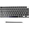 Laptop Keyboard Keycaps Keys Replacement for MacBook Pro/Air Retina 13.6/14/15/16" M2/M3 Pro Model A2681 A3113 A2941 A3114 A2779 A2780 A2918 A2992 A2991 2022-2024 Year (Black)