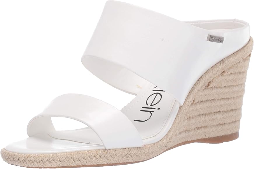 white wedges amazon