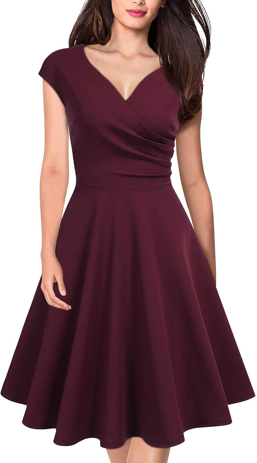 formal fit and flare dress