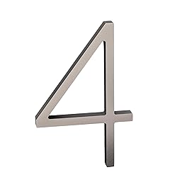 nanlyiau 5in 3D Adhesive door number house numbers
