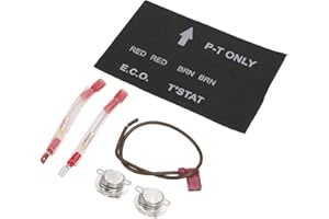 RV Water Heater Thermal Cutoff Kit, RV Water Heater Thermal Heat Cut Off with ECO Thermostat Assembly Kit Replacement Part Co