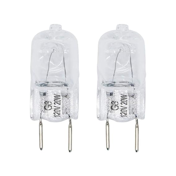 2pack WB36X10213 20W Halogen Lamp Bulb 20W replacement for GE Microwave