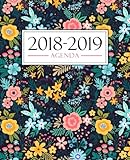 Agenda 2018-2019: 19x23cm : Agenda 2018 2019 semainier : Motif floral 3407 (French Edition) by Papeterie Bleu