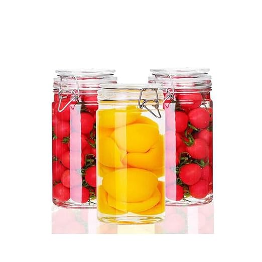 XIONGHAIZI - Bote de cristal, frasco de cristal para salsa de ...