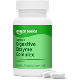 Amazon Basics Digestive Enzyme Complex Capsule, Supports Healthy Digestion, 45 Servings, 90 Count (Pack of 1) (Previously Amazon Elements)