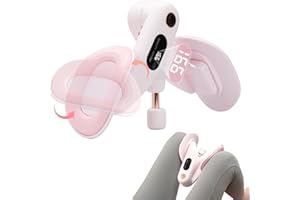 BROKENSNATCH Thigh Trainer Thigh Hip Trainer Kegel Exerciser 36 LB, Leg and Inner Thigh Strength Exercise Equipment, Hip Shaper Trainer Machine，Pink
